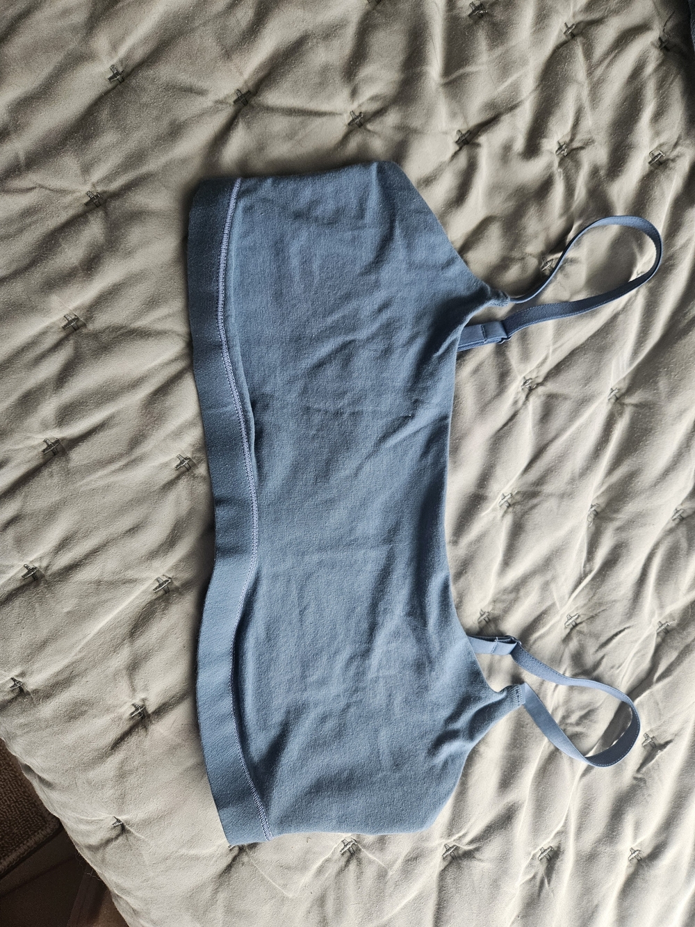 NWOT Quince Organic Cotton Scoop Bralettes (2 Pack)